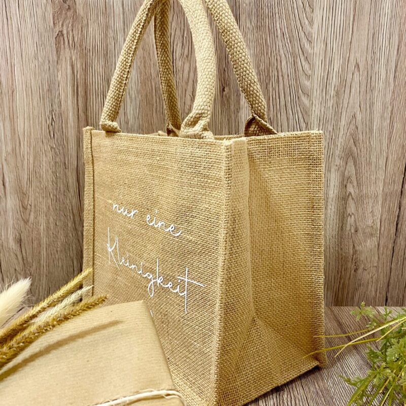 Jutetasche natur nur eine Kleinigkeit