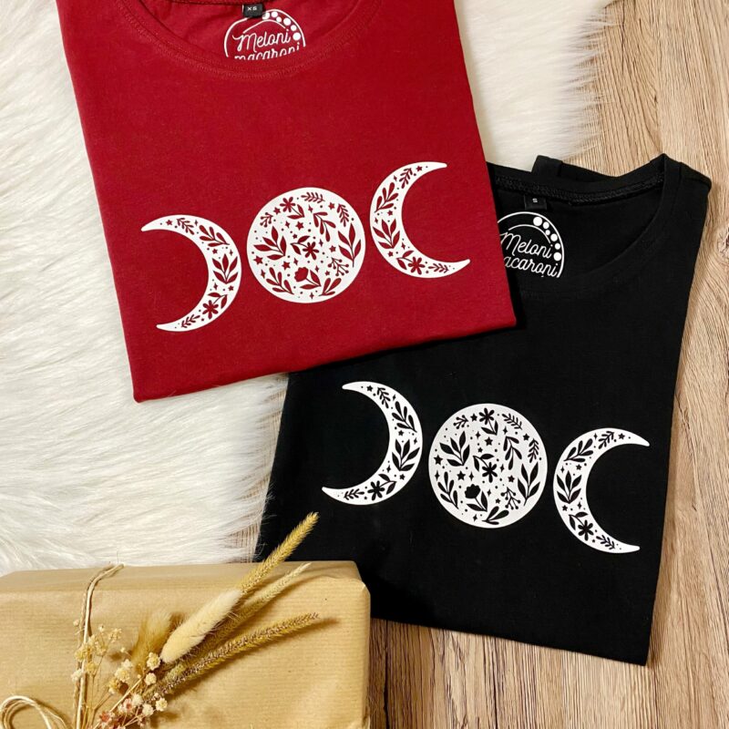 T-Shirt Damen Mondphasen