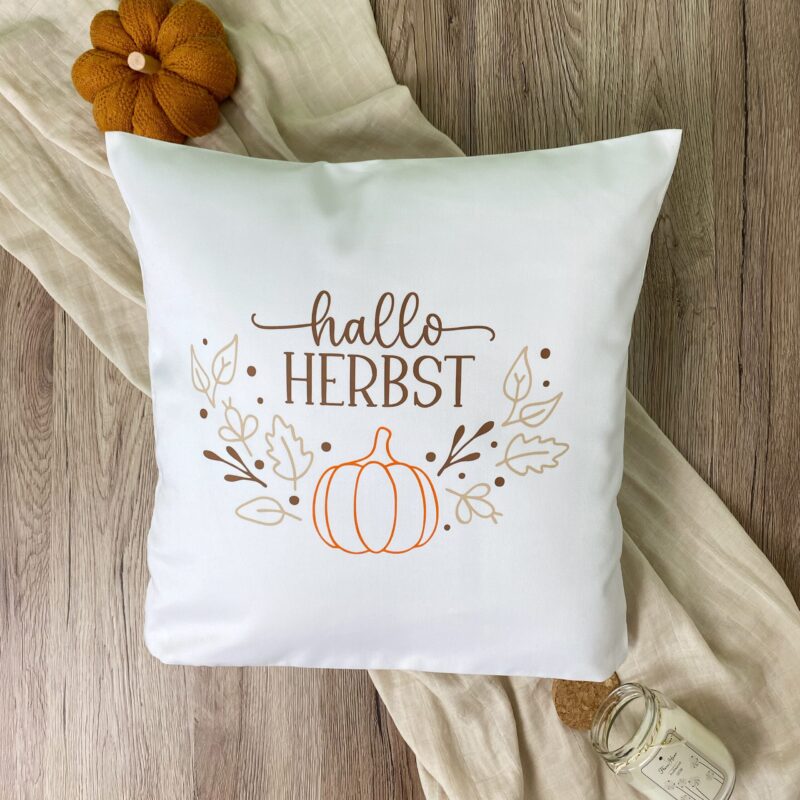 Kissenhülle Hallo Herbst