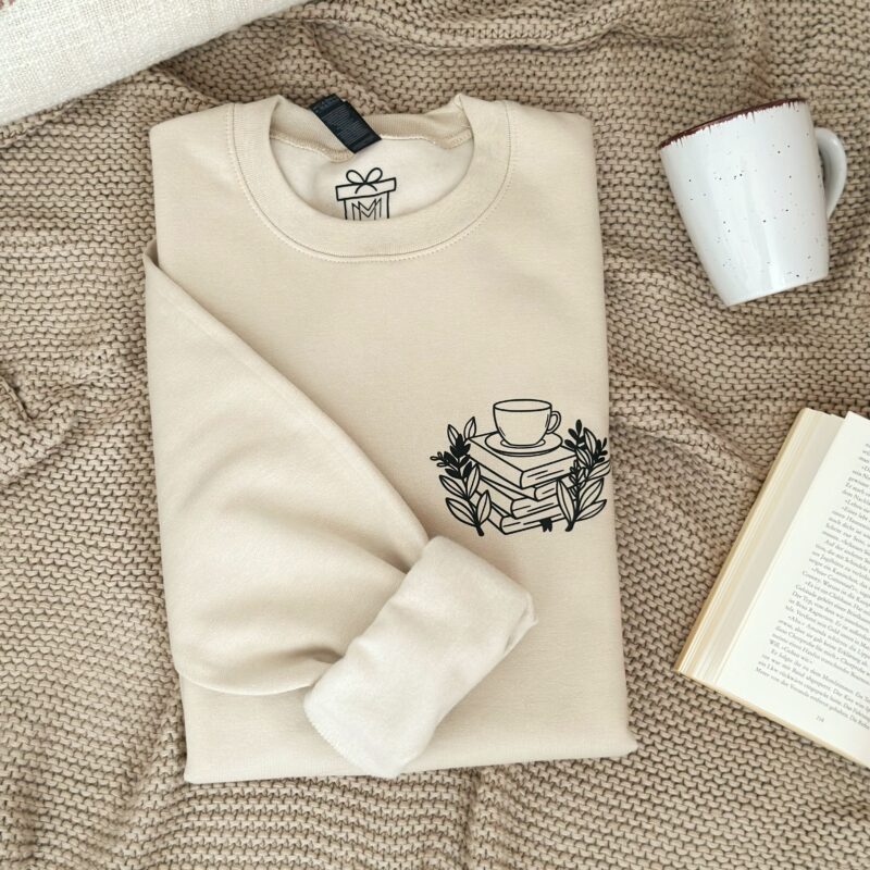 Oversized Sweatshirt Damen Booktrovert