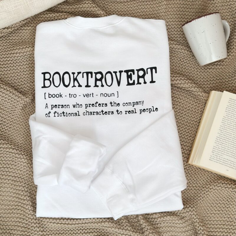 Oversized Sweatshirt Damen Booktrovert